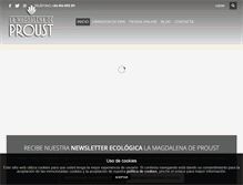 Tablet Screenshot of lamagdalenadeproust.com